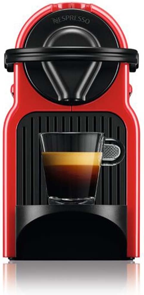 Nespresso™ Krups Máquina de Café Inissia Roja & 100 cápsulas de regalo / ES